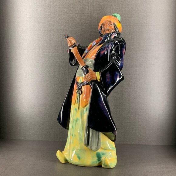 Royal Doulton Blue Beard Figurine, Handmade Fine Bone China, England, 11